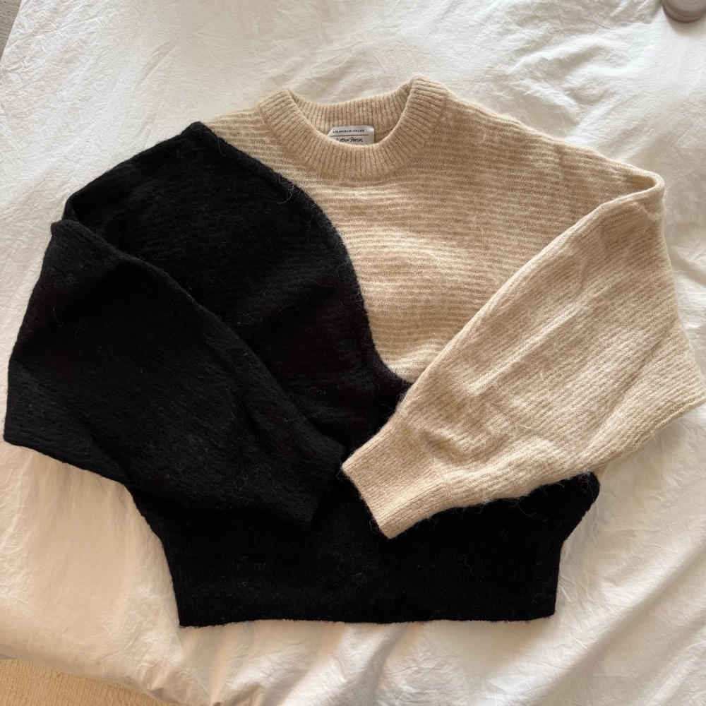 & Other Stories Two-Tone Sweater